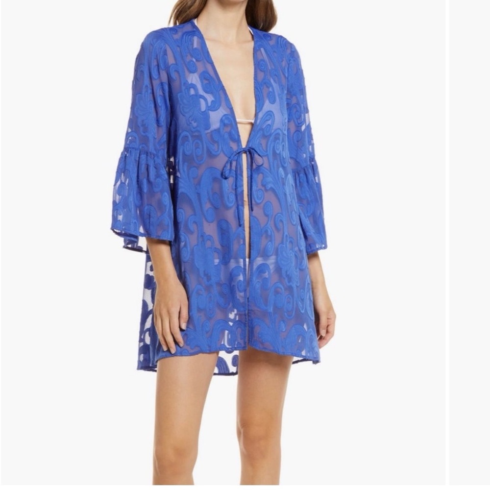 Lilly Pulitzer Blue Swim Coverup